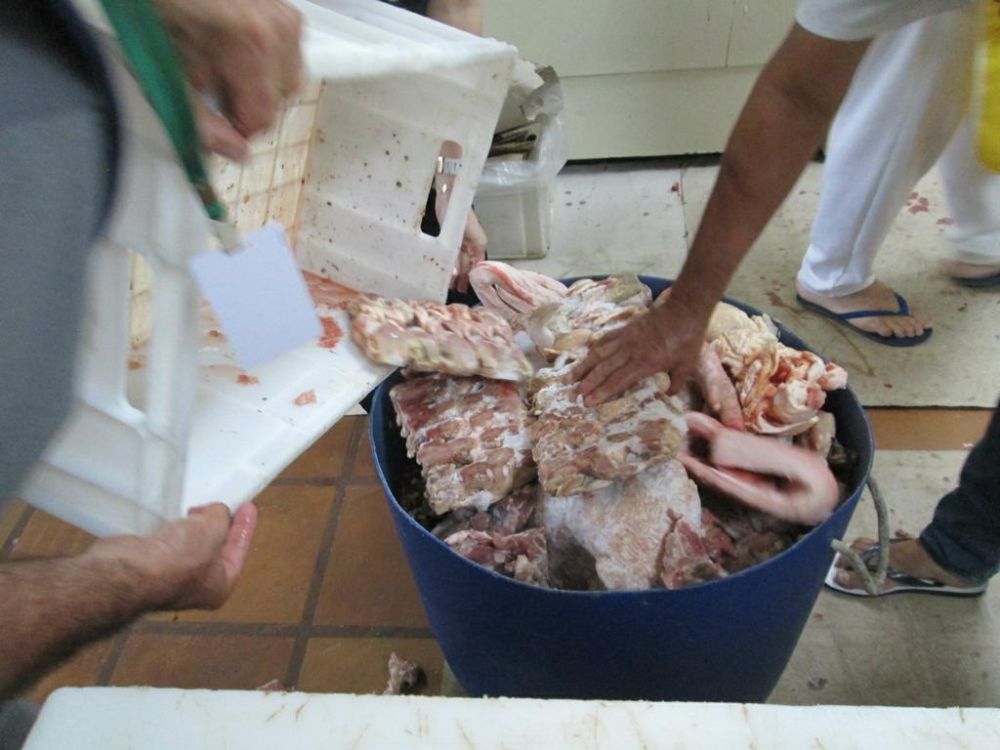 MP apreendeu 30 toneladas de alimentos impróprios na Serra em 2018