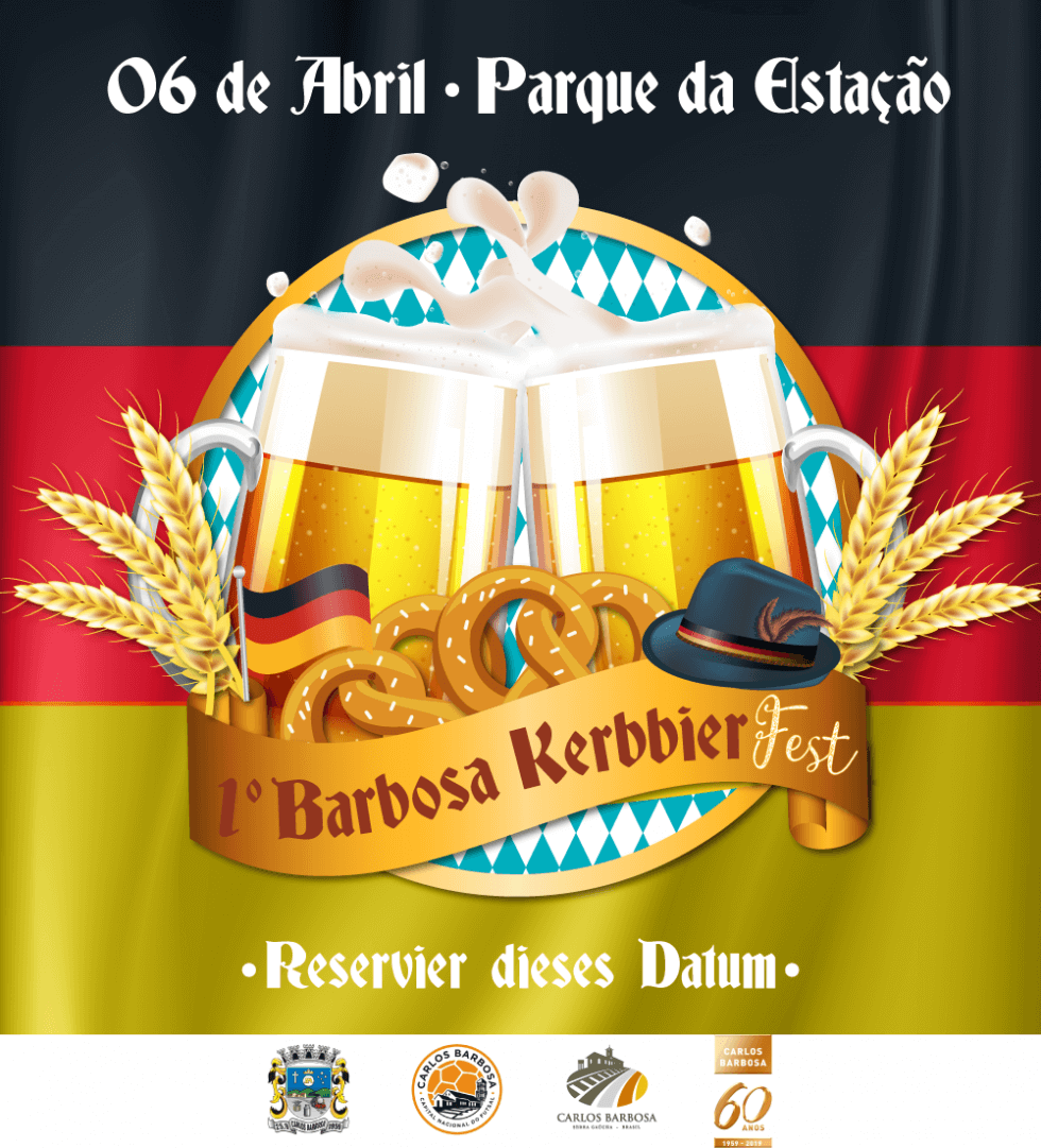 Abertas inscrições para a  para o 1º Barbosa Kerbbierfest