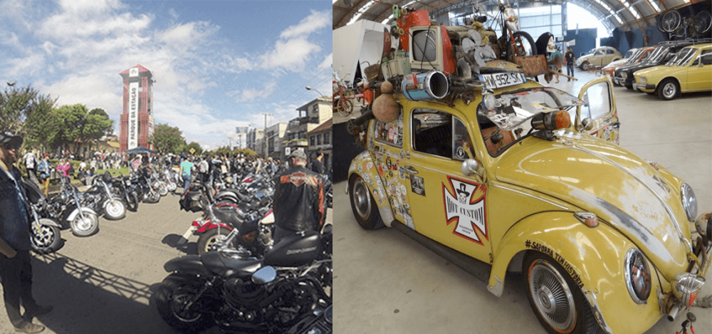 Encontro de Harley’s em Carlos Barbosa e de Fuscas em Garibaldi