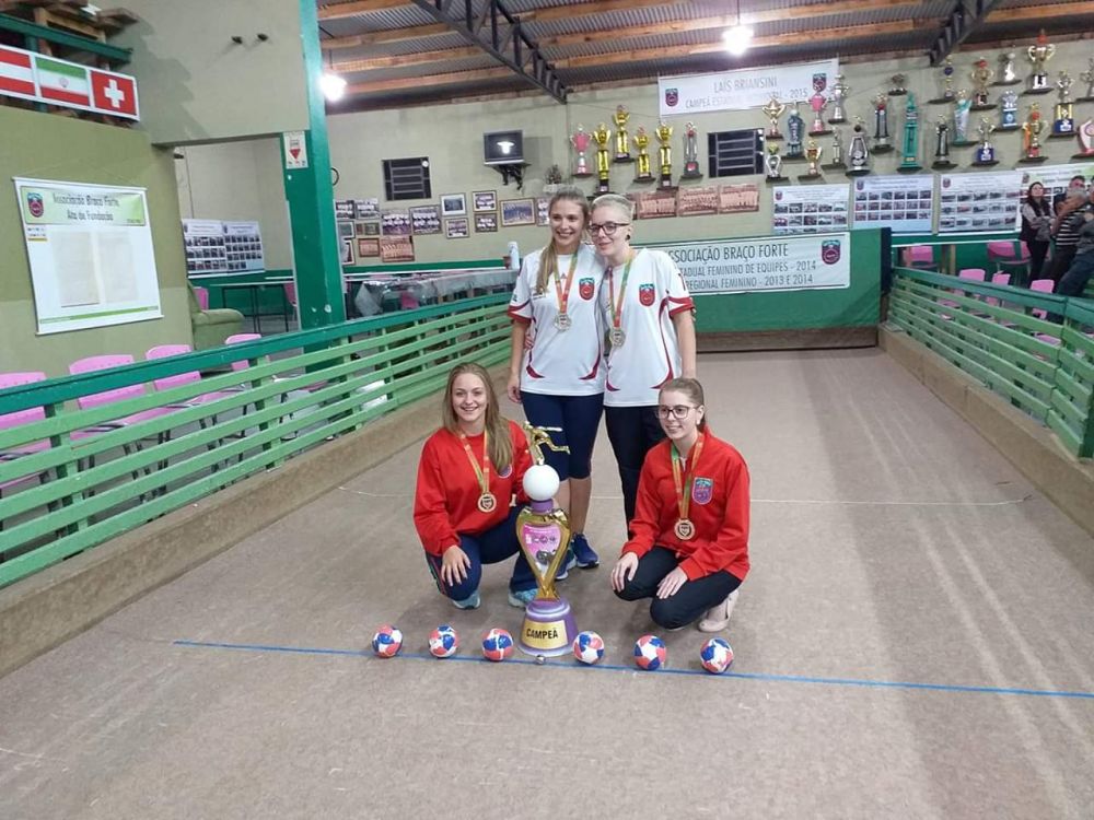 Braço Forte é tricampeão estadual de trios feminino