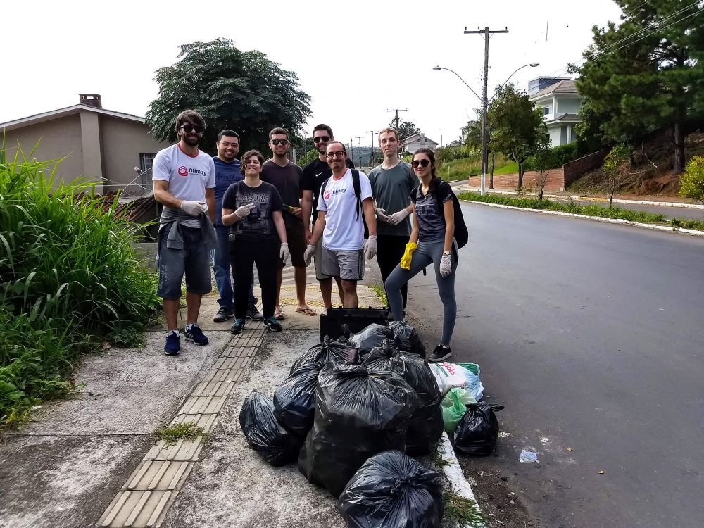 Empresa de sistemas realiza ação ambiental em Garibaldi