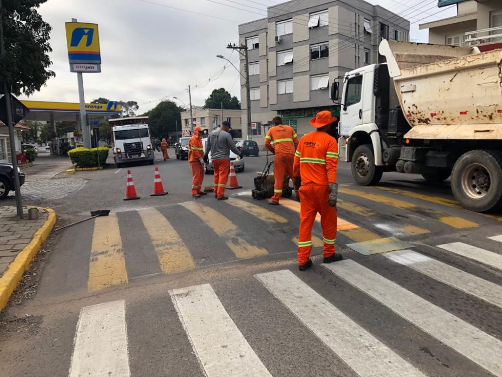 Reforço na sinalização em Garibaldi