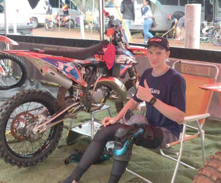 Guto não vai bem na abertura do Gaúcho de Motocross