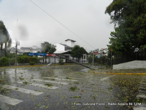 Temporal causa estragos em Flores da Cunha, Vacaria e Bento Gonçalves