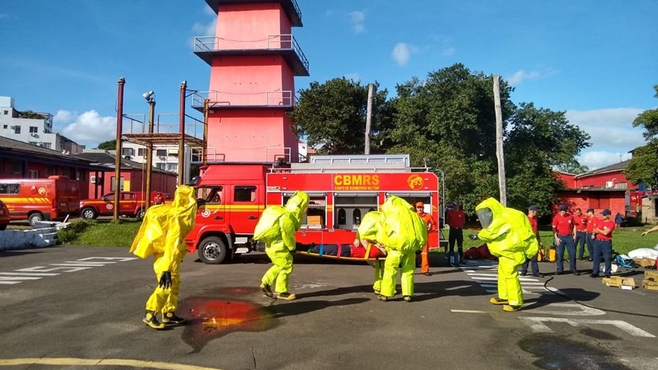 Bombeiros Militares da Serra participam de teste para Copa América