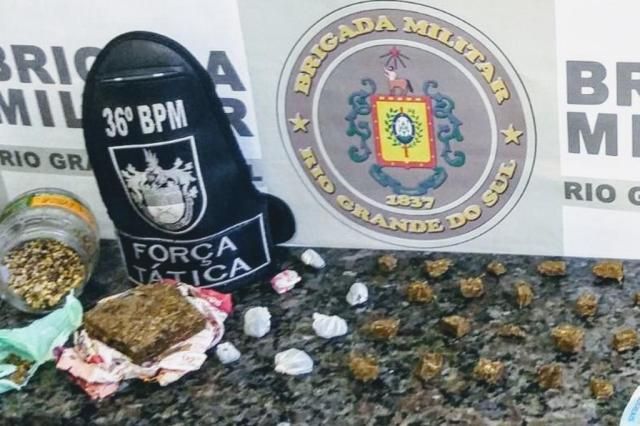 Brigada Militar  encontra plantação de maconha em Carlos Barbosa