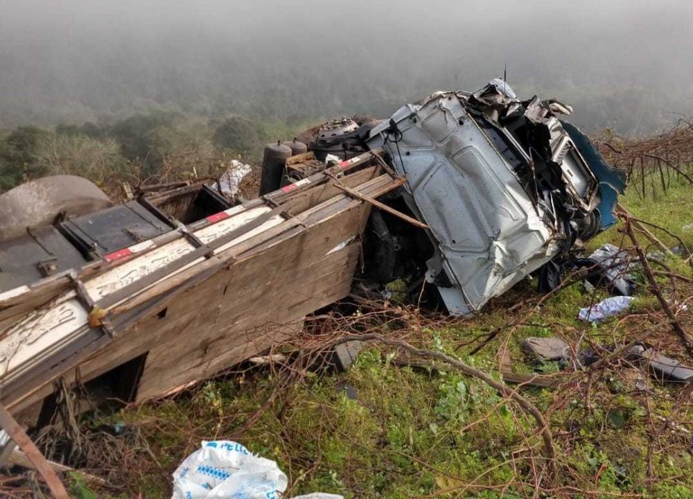 Caminhoneiro morre após acidente em Bento Gonçalves