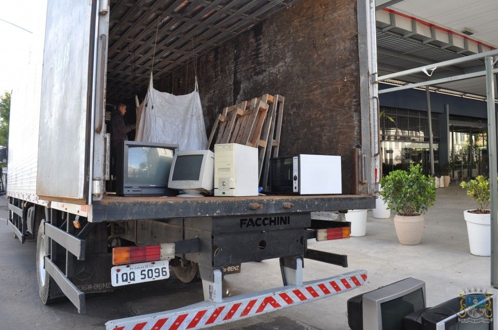 Mais de 3,5 toneladas de lixo eletrônico foram recolhidas em Carlos Barbosa