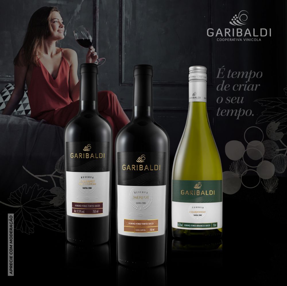 Cooperativa Vinícola Garibaldi lança nova linha de Vinhos