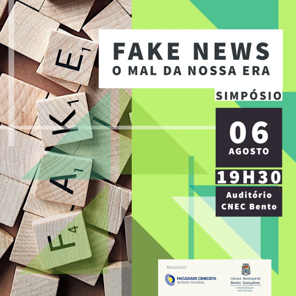 Simpósio em Bento Gonçalves  discutirá as "Fake News"