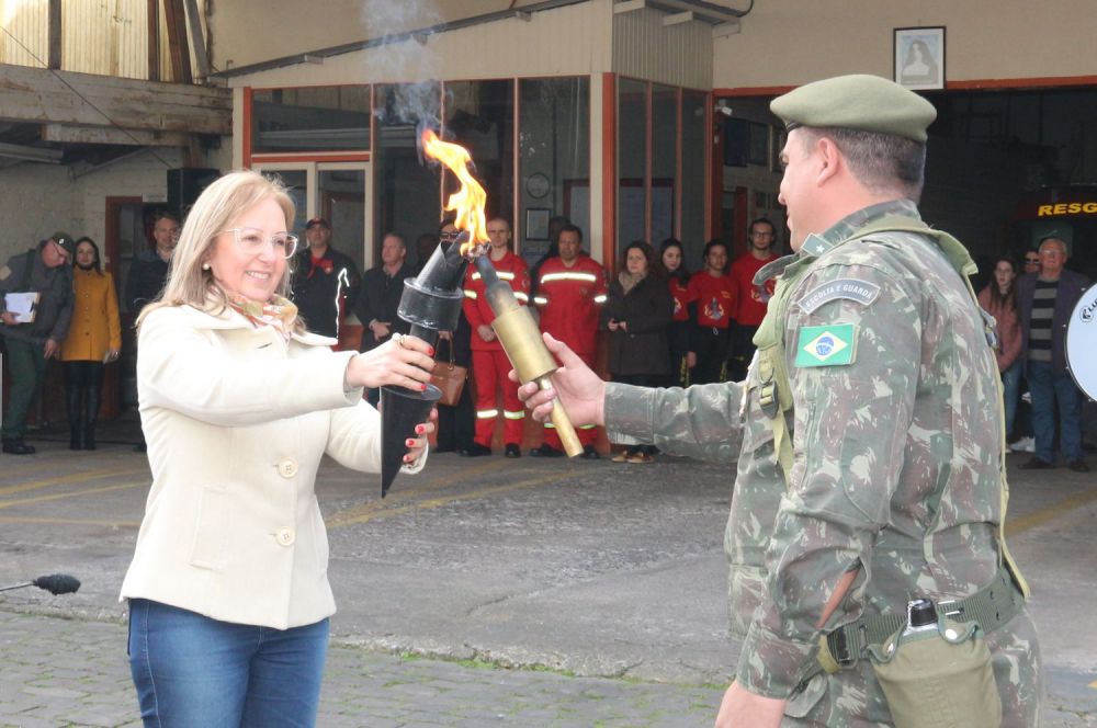 Fogo Simbólico já está em Garibaldi