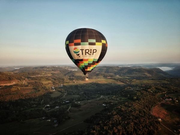 Fim de Semana teve novo voo de balão em Bento Gonçalves