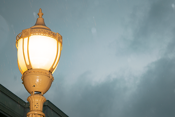 Após um dia de sol, o retorno da chuva