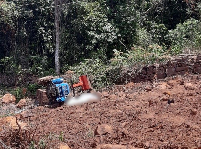 Homem morre em acidente com trator no interior de Farroupilha