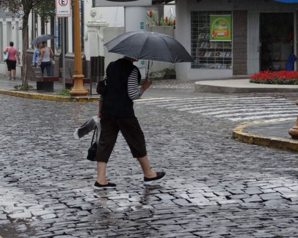 Chuva deverá permanecer até a próxima semana