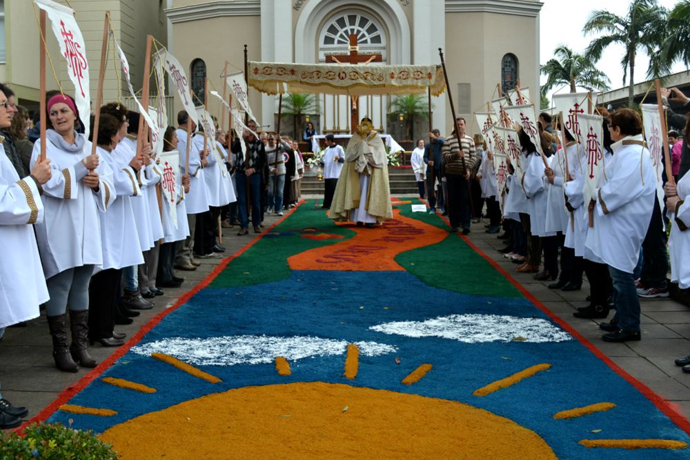 Confecção dos tapetes de Corpus Christi está cancelada em Carlos Barbosa