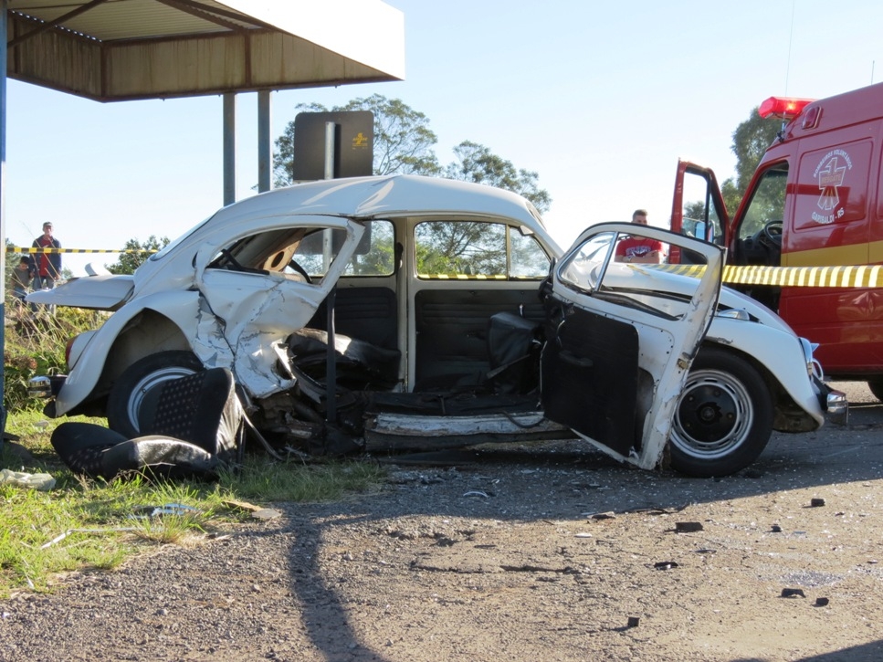 Acidente deixa motorista gravemente ferido em Garibaldi