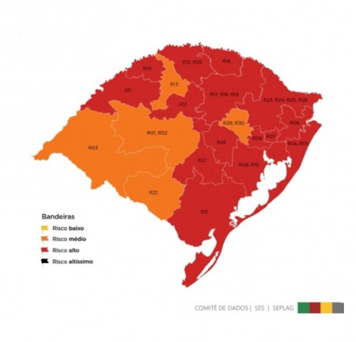 Amesne apresenta dados para retorno da região para bandeira laranja