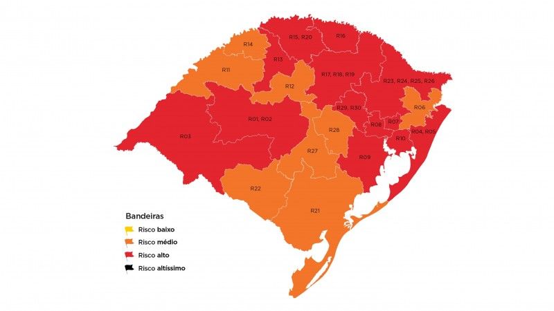 Região da Serra volta para a Bandeira Vermelha 