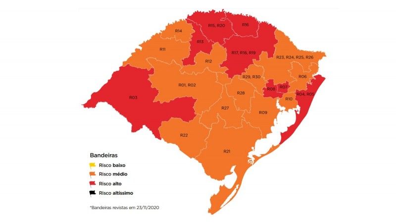 Região da Serra permanece na bandeira Laranja por mais uma semana