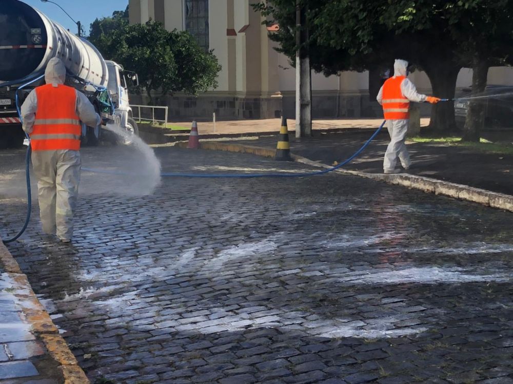 Mais uma etapa da sanitização neste domingo em Garibaldi