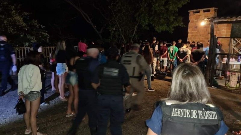 Brigada Militar encerra 21 festas clandestinas no Rio Grande do Sul