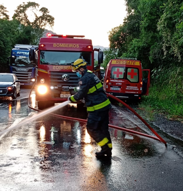 Homem fica ferido em acidente na rodovia São Vendelino